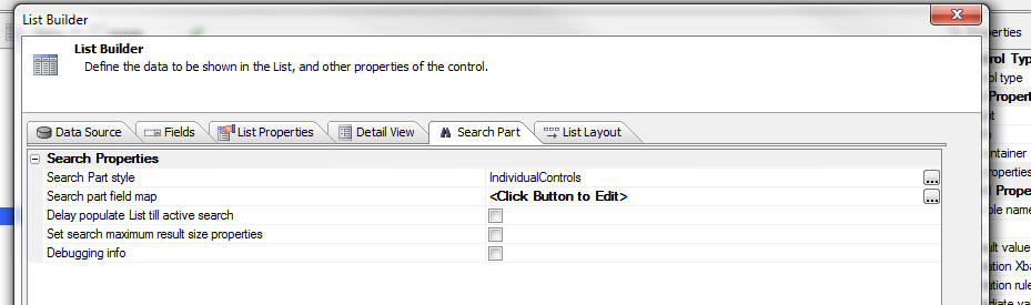 Searchpartproperties